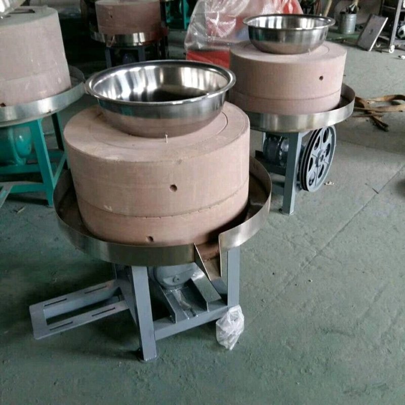 新品推荐大中小型石磨芝麻酱机花生酱机香油机电动磨盘机