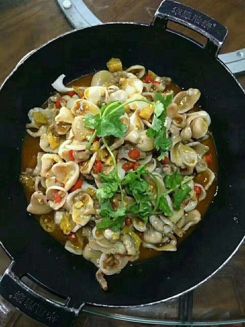 牛蛙肚，脆口牛蛙肚，特色菜