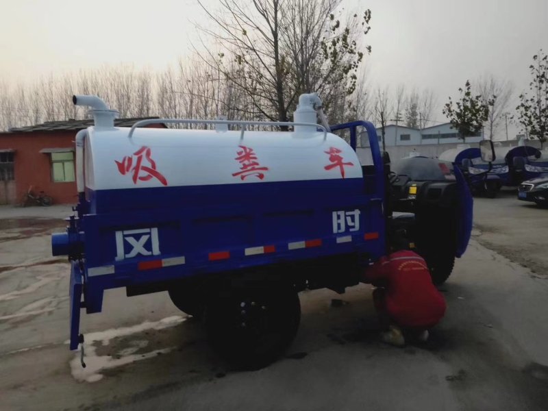时风吸粪车2立方农用两用带车厢抽粪车