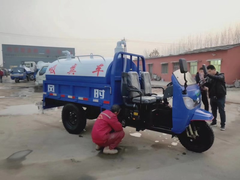 时风吸粪车2立方农用两用带车厢抽粪车