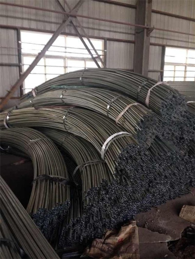 天津大棚管厂家，大棚骨架椭圆管骨架定尺定做