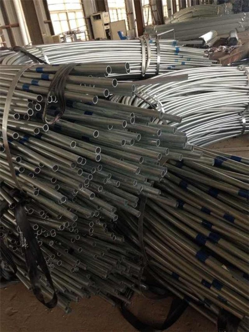 天津大棚管厂家，大棚骨架椭圆管骨架定尺定做