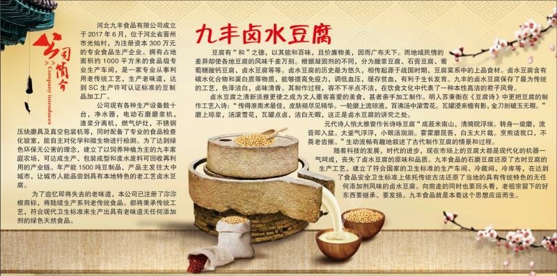 河北九丰食品石磨豆腐