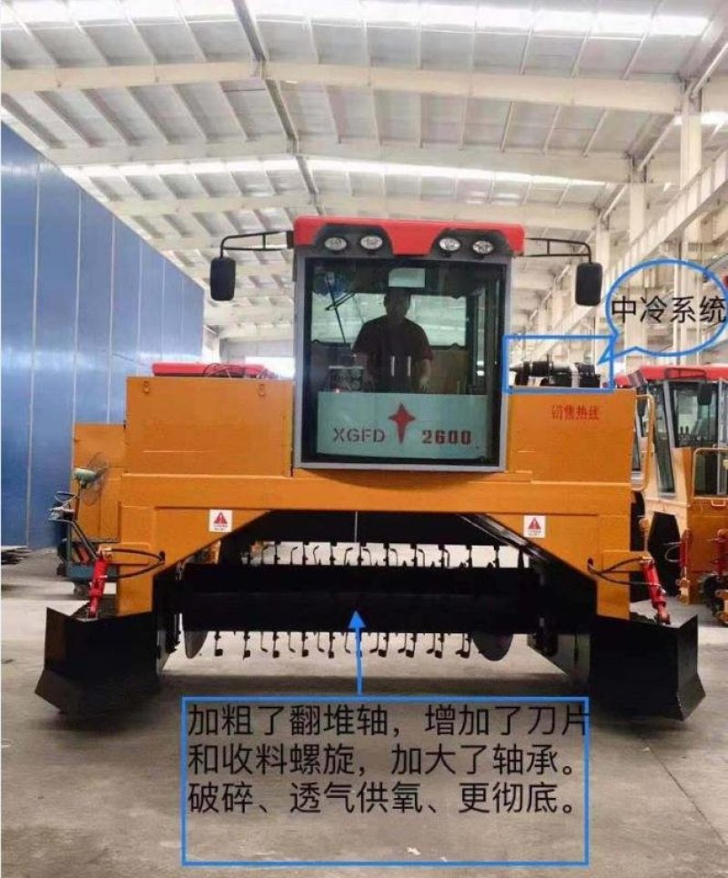 异位发酵床槽式翻抛机