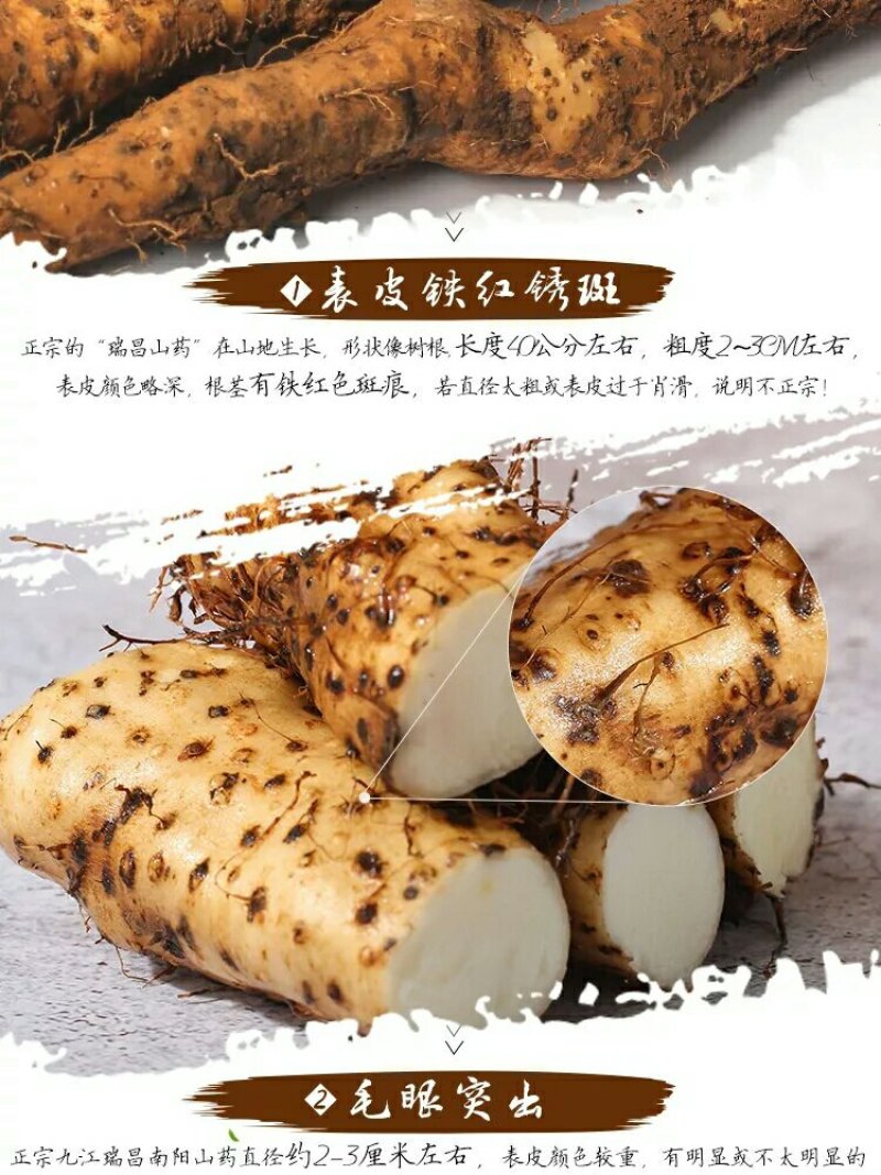 正宗瑞昌山药非铁棍淮山瑞昌特产
