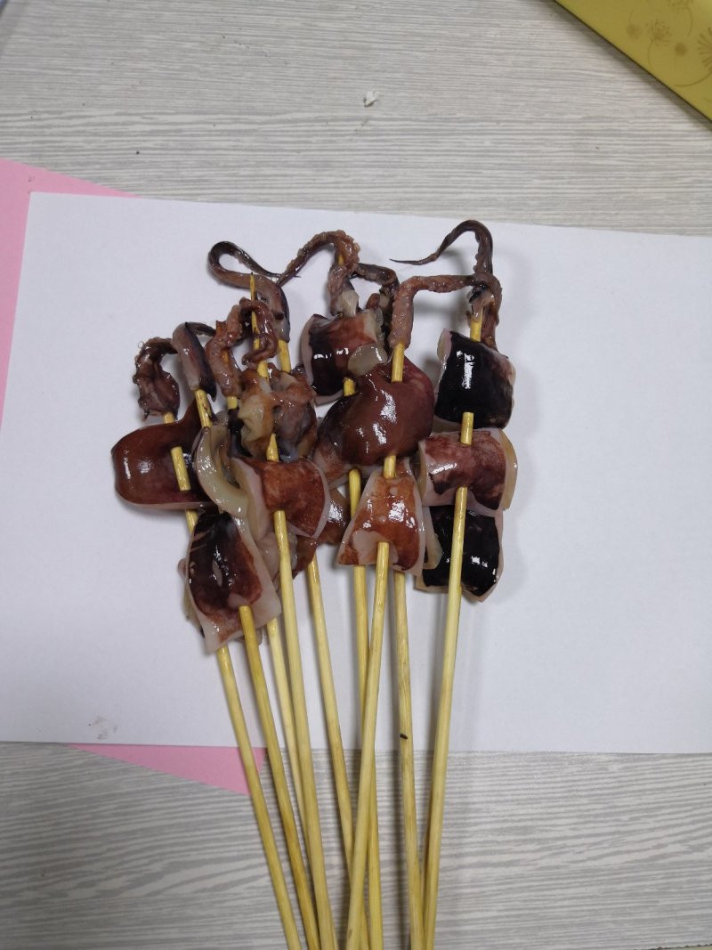 无添加鲜鱿串，大小都有