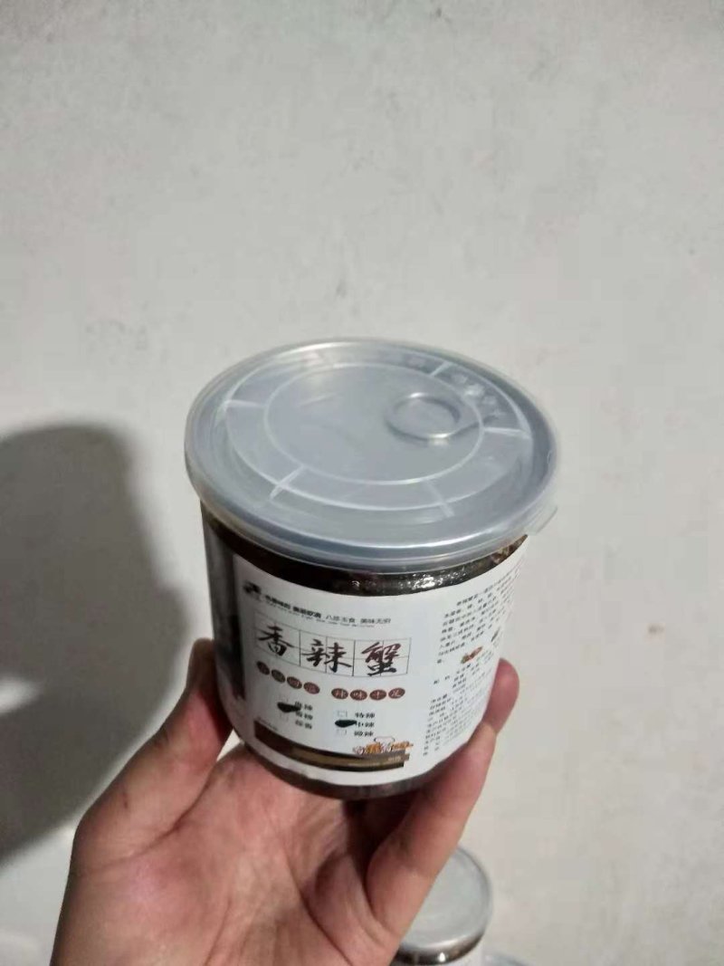 香辣蟹元宝蟹河蟹麻辣小海鲜海鲜罐头
