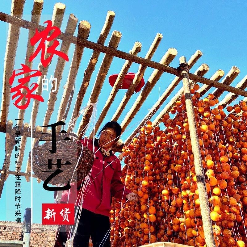 太行山野生吊柿饼