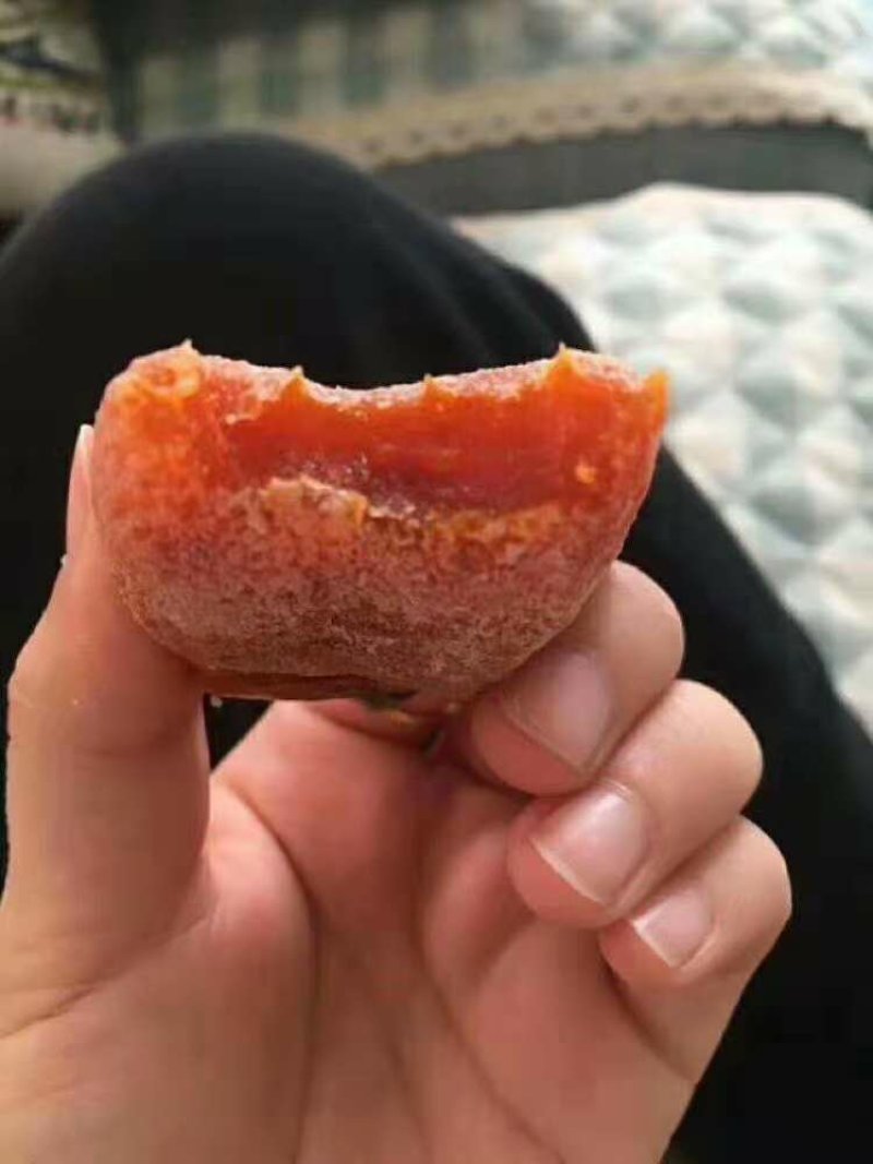 陕西富平吊柿，千年柿饼手艺传承，最好吃的柿饼，也是最不一