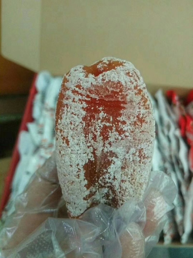陕西富平吊柿，千年柿饼手艺传承，最好吃的柿饼，也是最不一