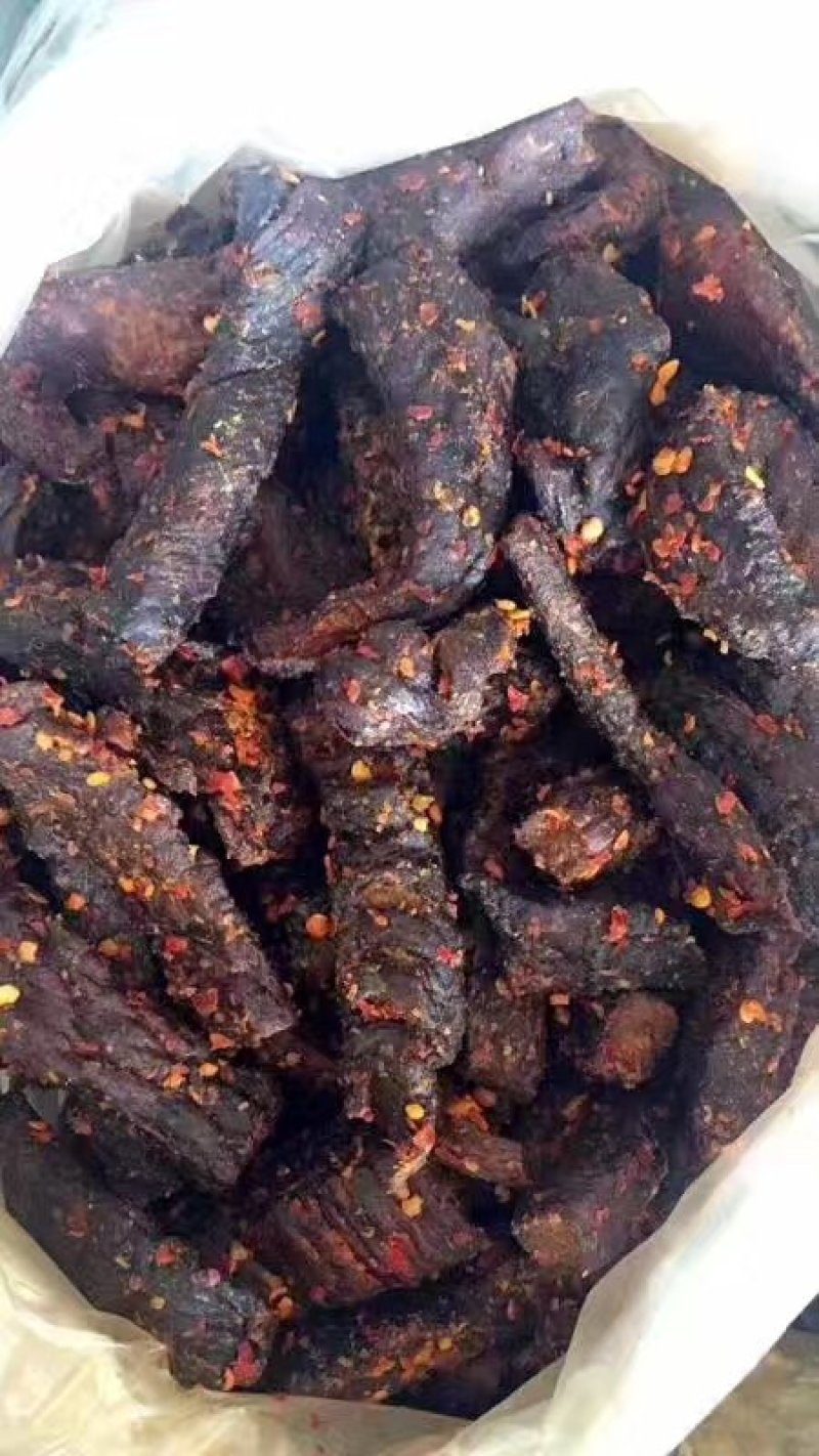 牛肉干，半干