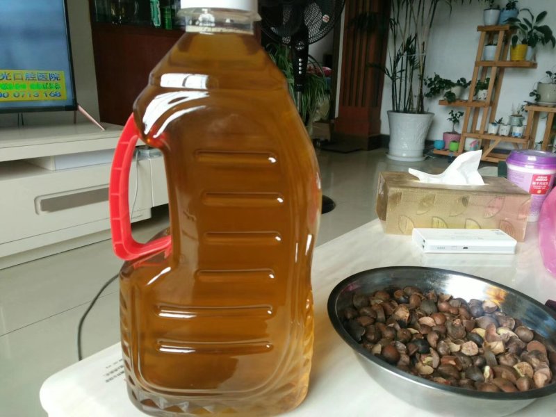 现榨山茶油，