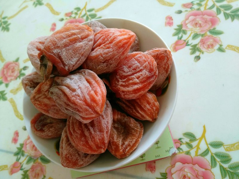 干果柿饼古法吊柿饼自制柿饼霜饼