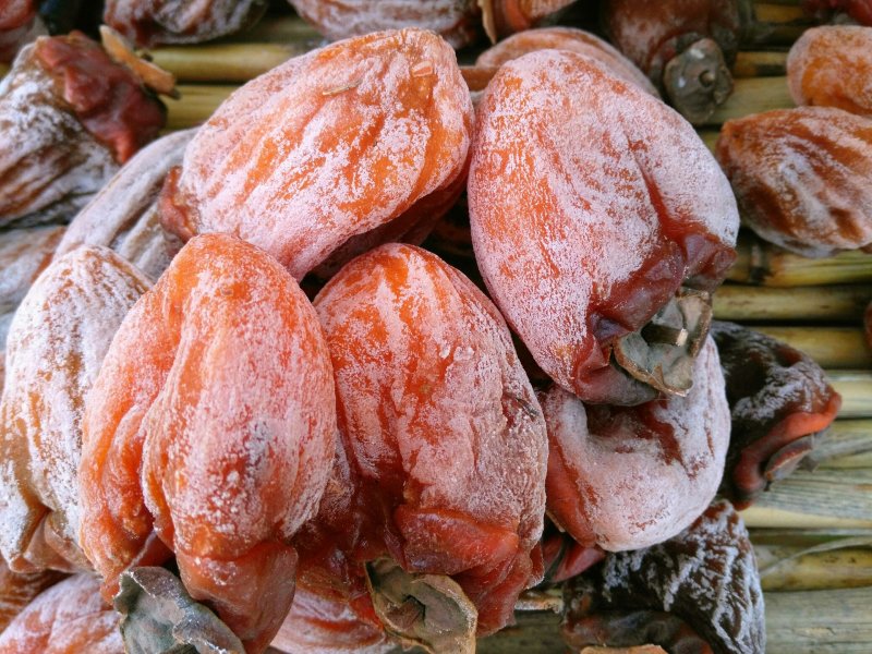 干果柿饼古法吊柿饼自制柿饼霜饼
