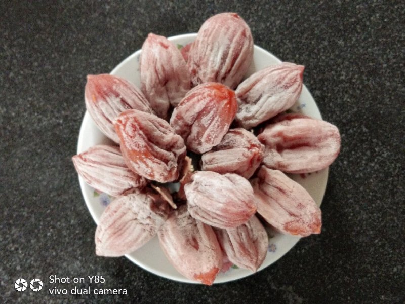 正规富平庄里柿饼味道鲜美无任何添加剂果子大