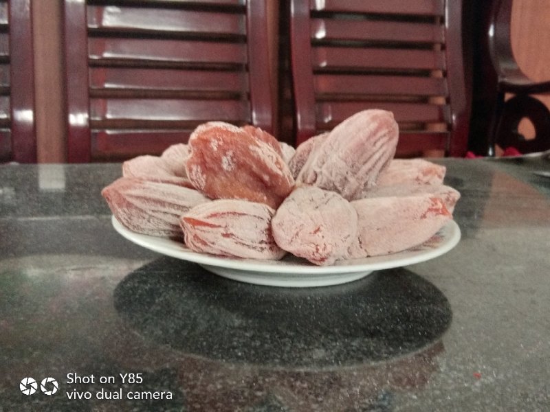 正规富平庄里柿饼味道鲜美无任何添加剂果子大