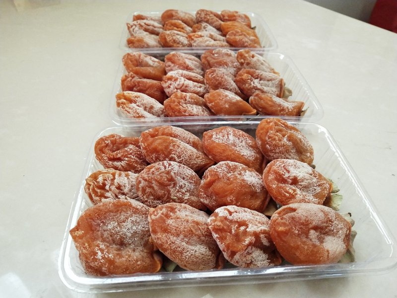 正宗富平吊柿饼，一斤一袋装，口感好，包邮