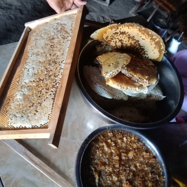 纯生态野生土蜂蜜冬蜜有需要要的请联系我。