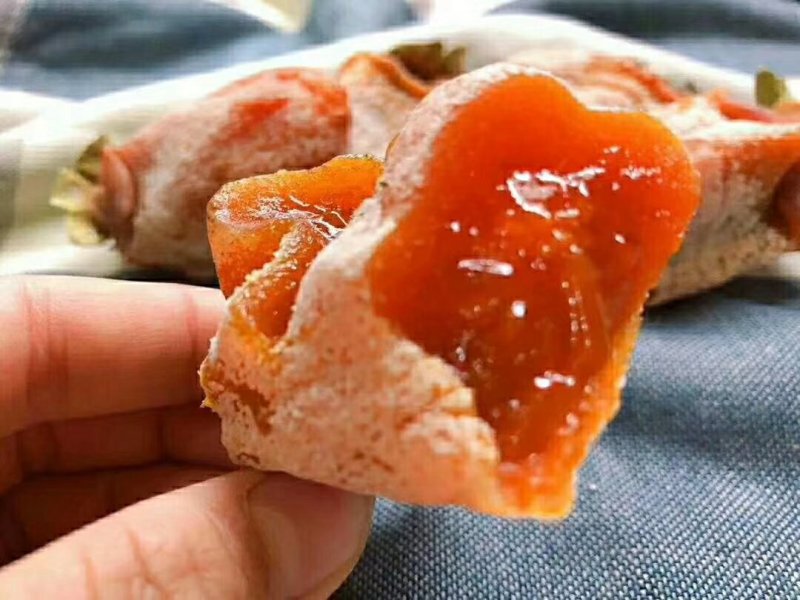 陕西富平出口级优质降霜柿饼