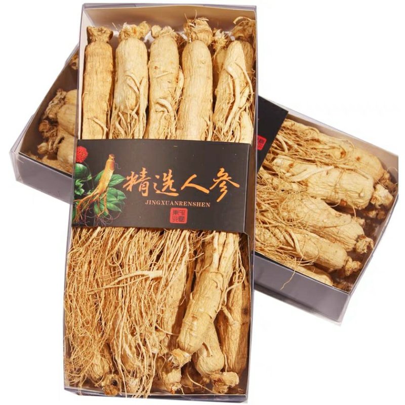 【源头好货】人参特级特大棵原皮生晒参自家基地