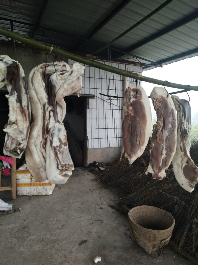 农村土猪腊肉，香肠