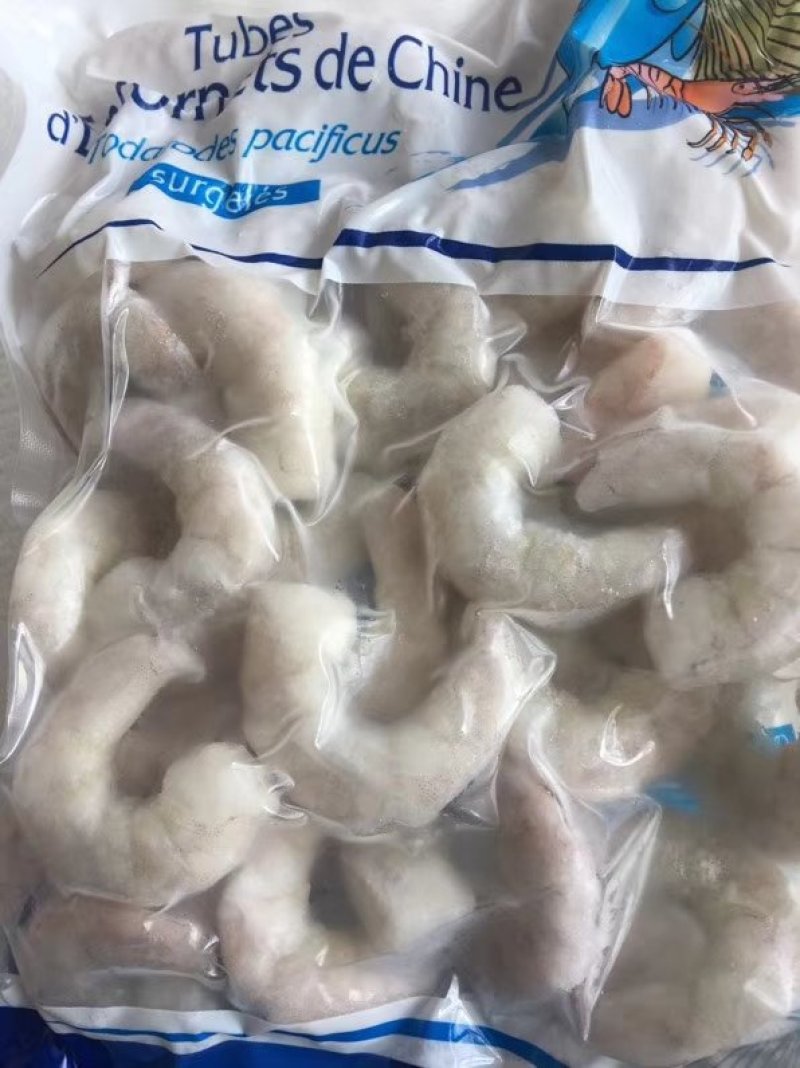 新鲜大号白虾仁冷冻海鲜鲜冻生青虾肉冰冻