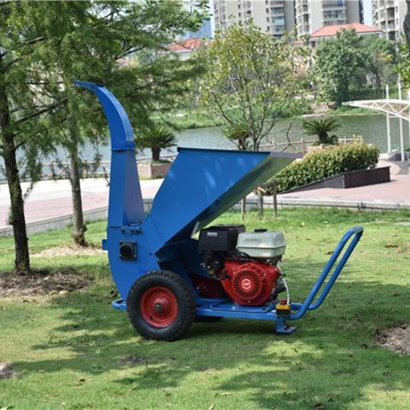 环保节能树枝碎枝机可移动枝条粉碎机果园杂枝破碎机