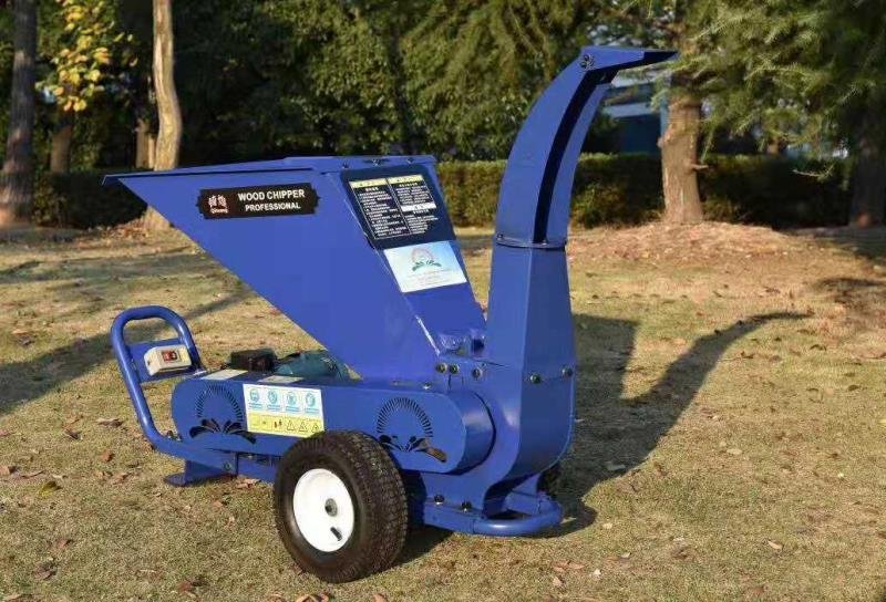 园林果园枝条破碎粉碎机移动式柴油型树枝粉碎机原木粉碎机