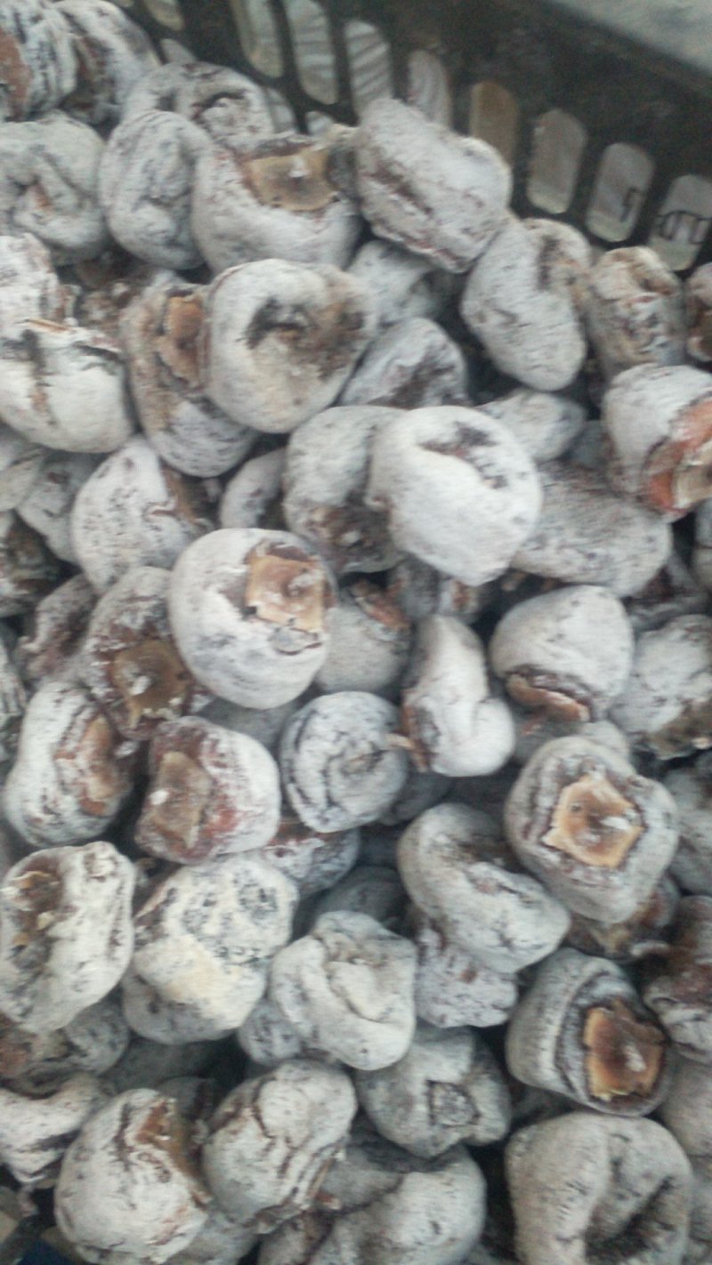 新鲜的柿饼，不添加任何防腐剂，