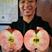 红肉富士苹果苗品种单果售高，日本红宝石甜苹果