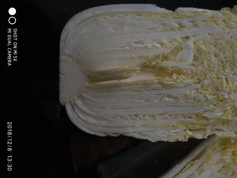 蔬菜黄心白菜上市了