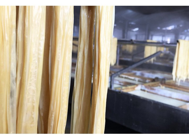 许昌手工腐竹批发耐煮耐泡豆制品干货厂家直销