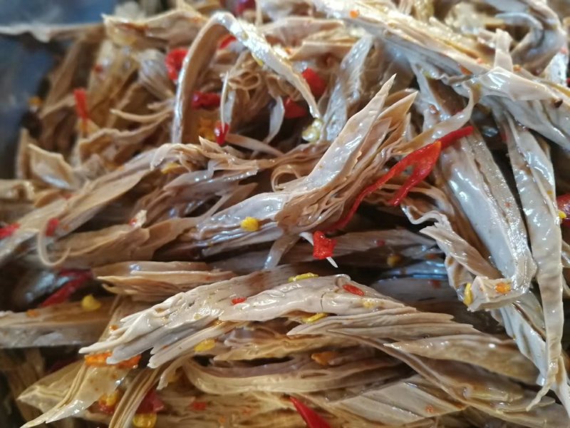 黑豆腐竹手工腐皮凉拌炒菜火锅腐竹