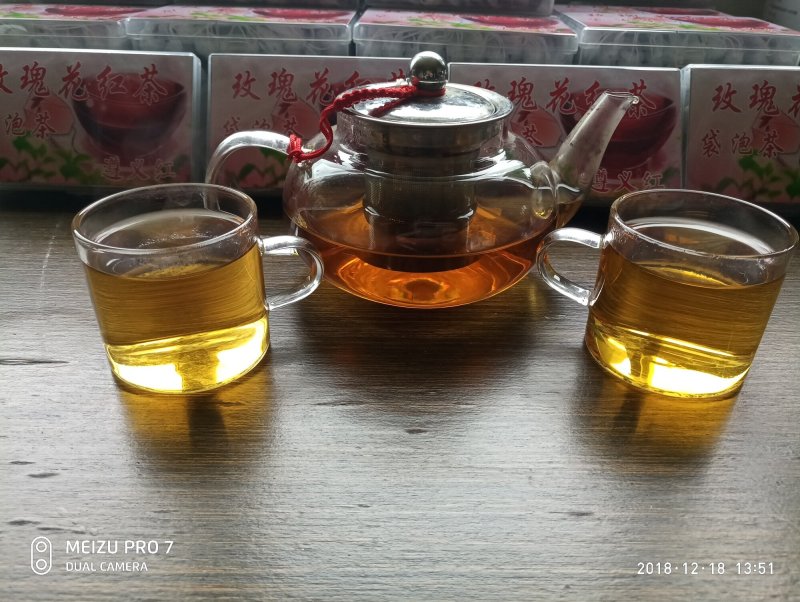 玫瑰花红茶【袋泡茶】买三送一包邮