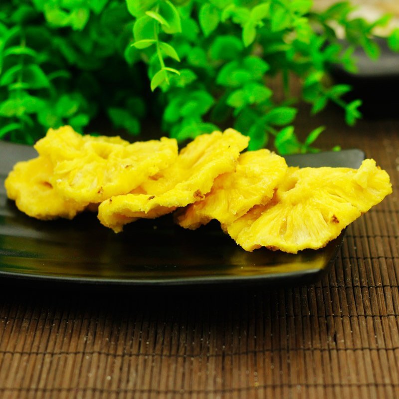 年货零食品凤梨菠萝片菠萝圈菠萝块200g厂家特价散装整箱