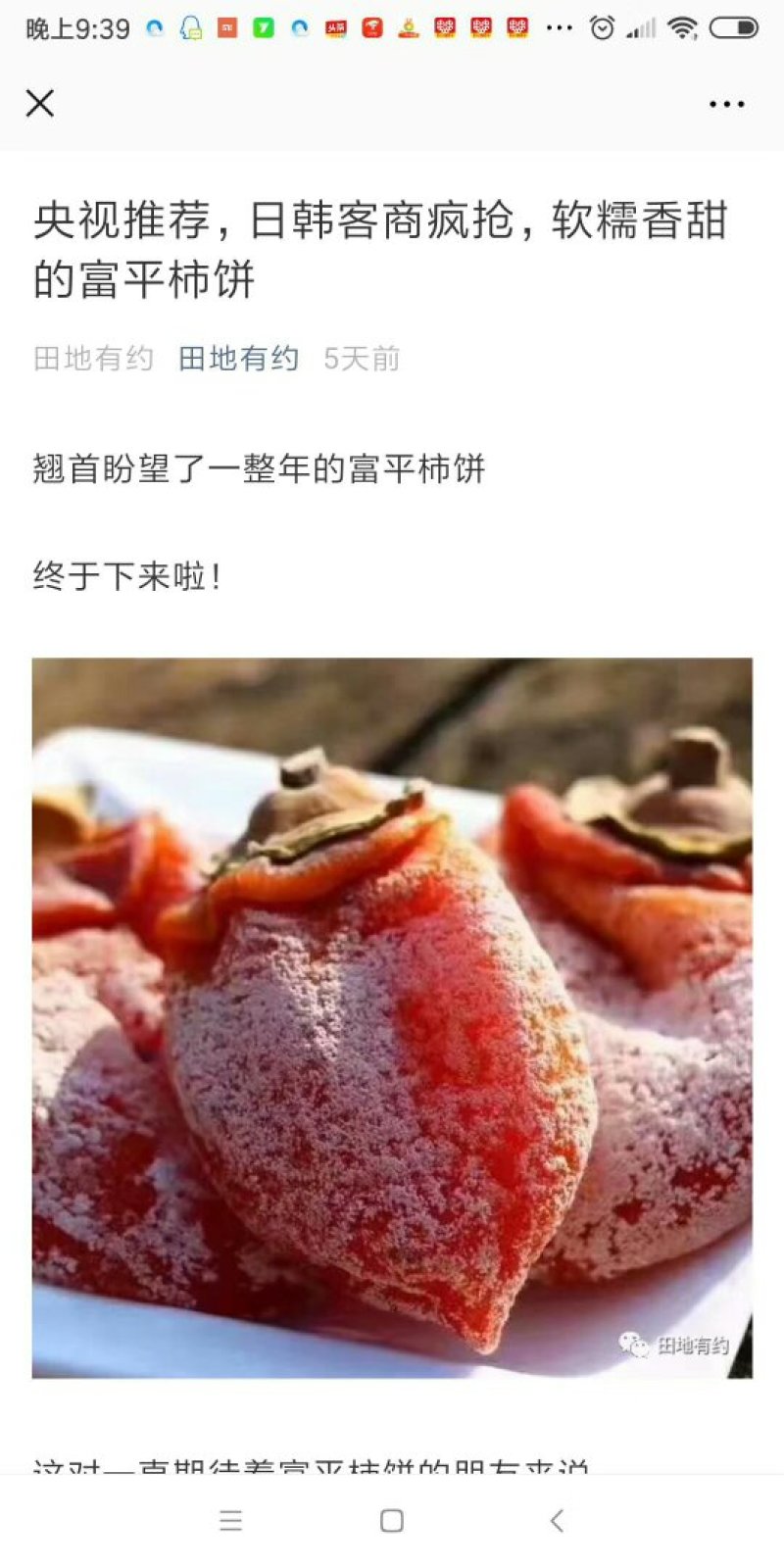 柿饼