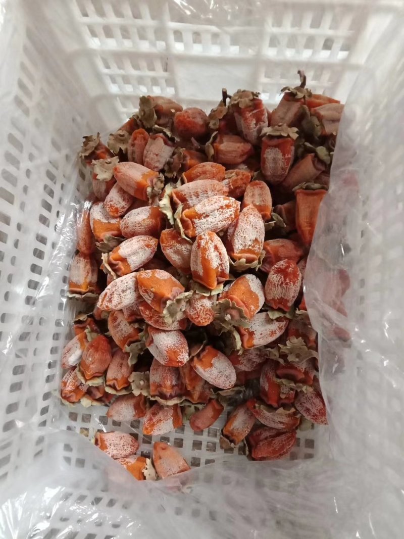 陕西富平霜降流心柿饼可视频看货，欢迎电话联系，支持一件代