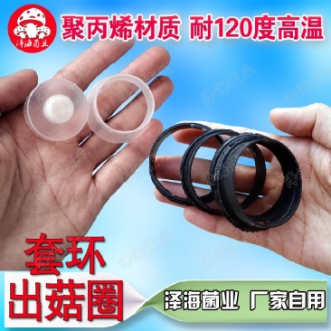 泽海菌业食用菌出菇圈菌种菇种菌棒包装专用无棉套环正品保证