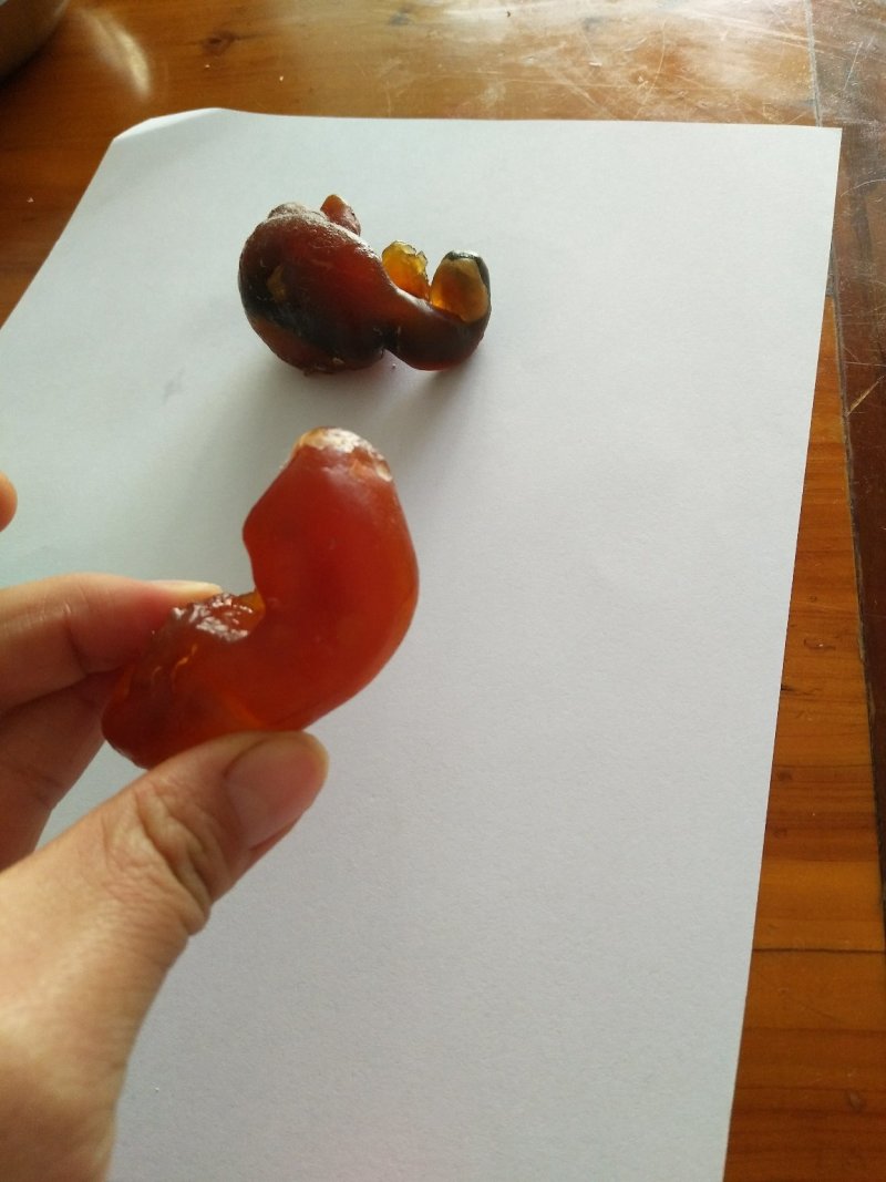鸡宝自然风干后重量12克