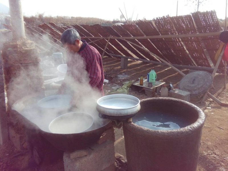 纯手工地瓜粉皮