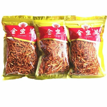 【金虫草一斤装】【李大人村】产地批发东北土特产，虫草花
