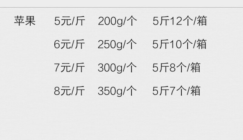 威海苹果
