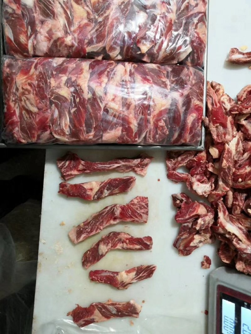 牛肋条肉，牛腹肉纯干货，腹肉肋条，可做小包装
