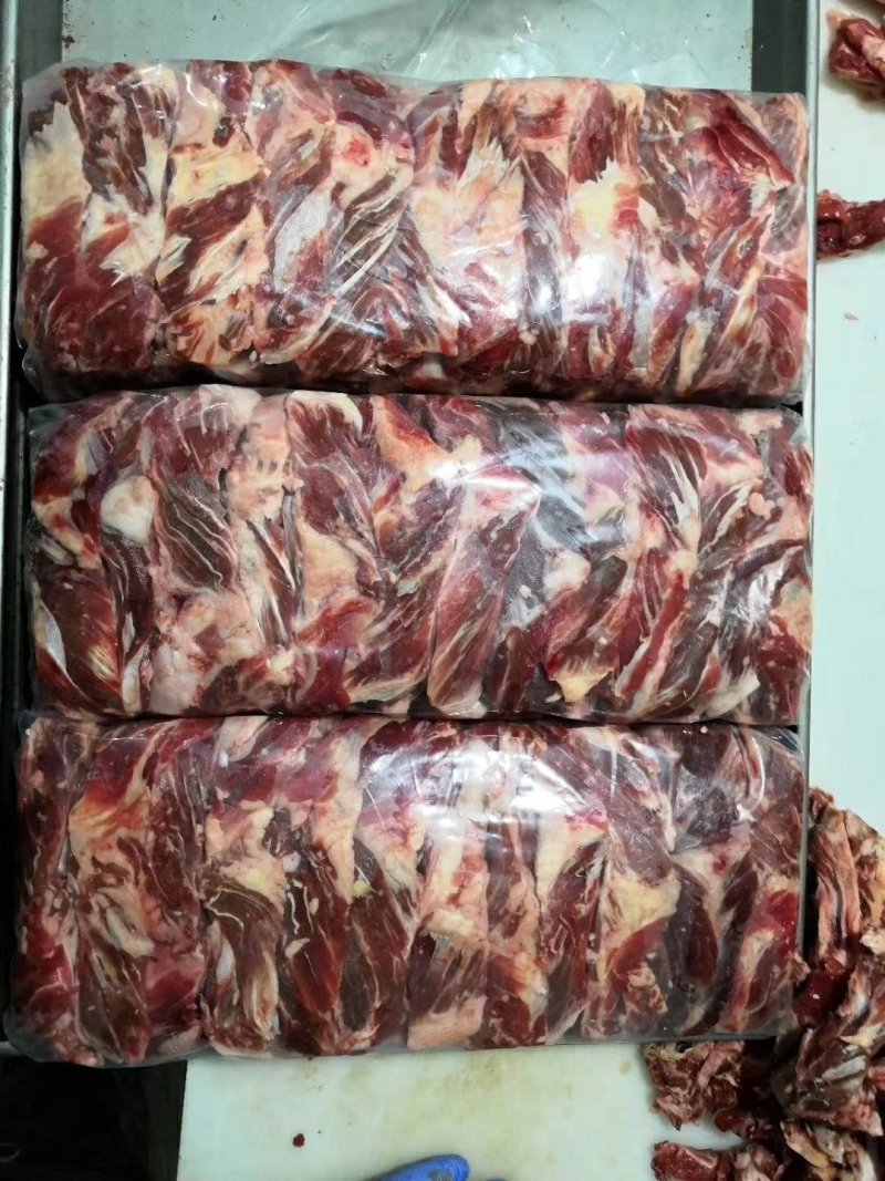 牛肋条肉，牛腹肉纯干货，腹肉肋条，可做小包装