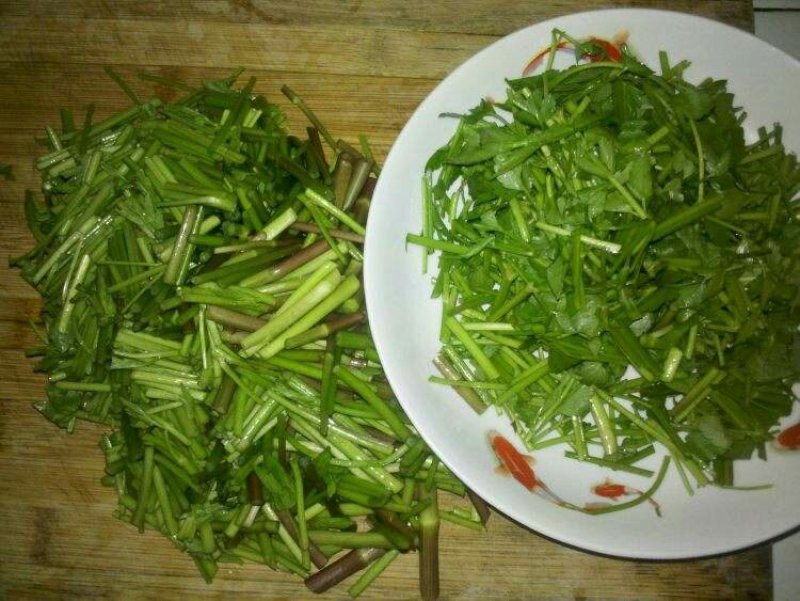 新鲜水芹菜