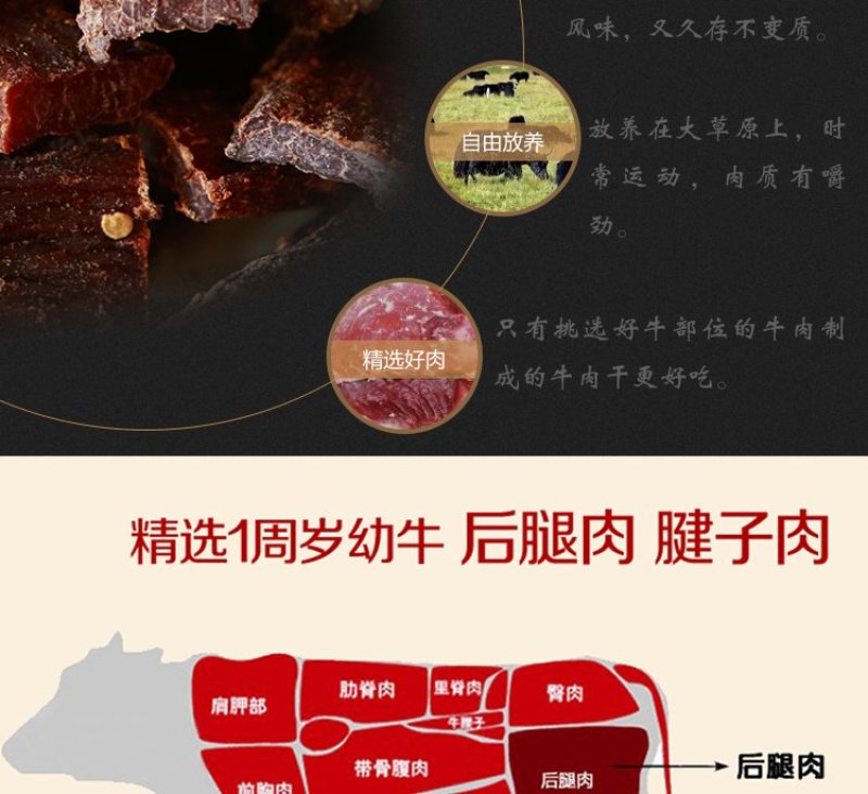 牛肉干高原藏区牦耗牛肉风干牛肉干