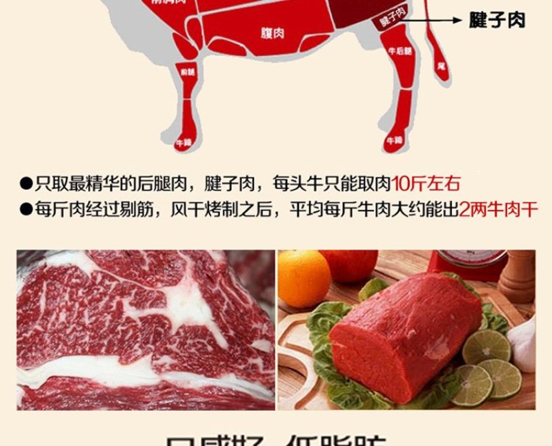 牛肉干高原藏区牦耗牛肉风干牛肉干