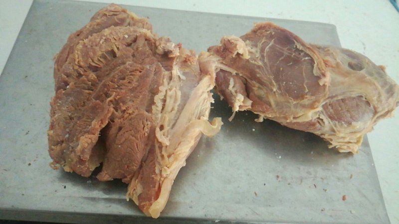 牛肉统货精修无油，熟度高