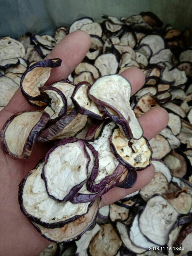 机械烘干茄子片茄子条全干精品货一袋20斤