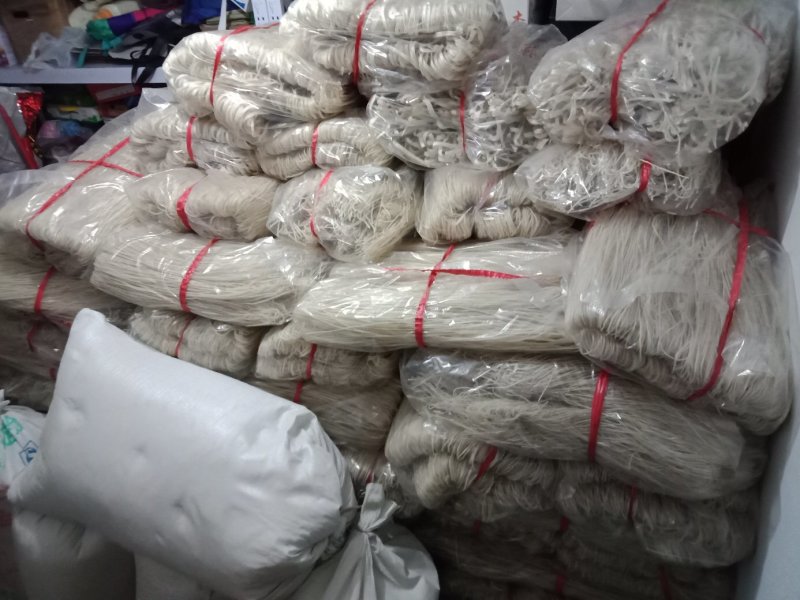 自产自销纯红薯粉条，卢龙山地腾飞白薯淀粉制作